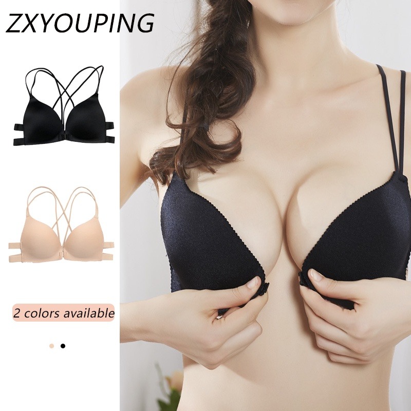 Plunge Bra Push Up - Soutien-gorge triangle push up sans armatures,