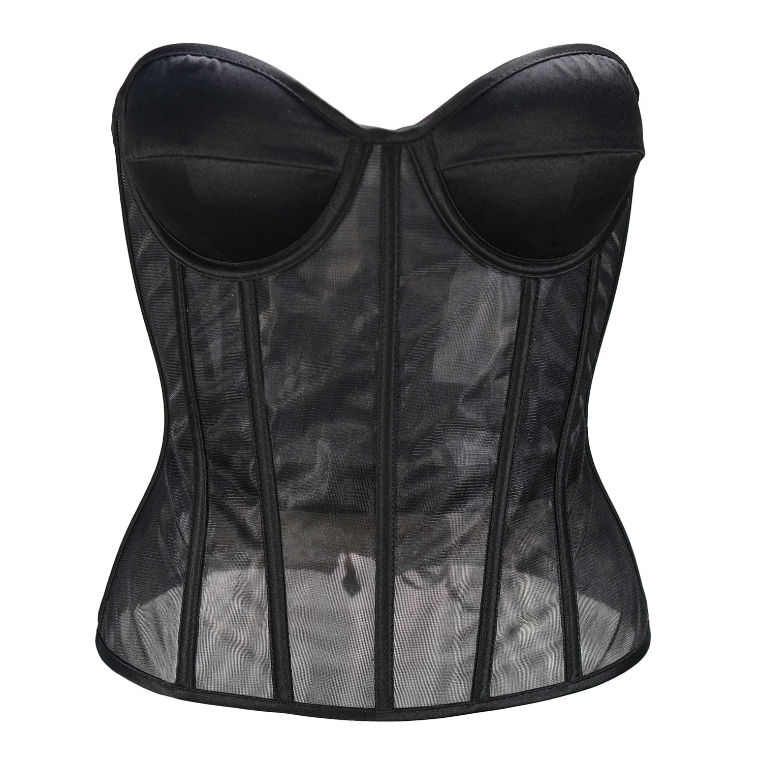 Corset abdominal Double couche - Sheer Mesh Bra avis et prix