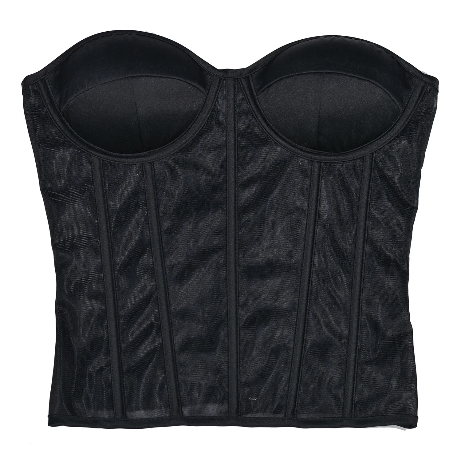 Corset abdominal Double couche - Sheer Mesh Bra avis et prix